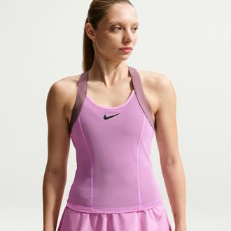 Nike Womens Court Slam Dri-FIT Tennis Tank Top in Purple | II2602-503