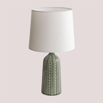 Sklum L&aacute;mpara De Mesa En Cer&aacute;mica Leinac Sklum