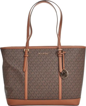 Michael Kors Elegante Schoudertas - Dames - Shoppers - Bruin - ONE Size - Polyester - Tassen