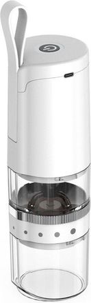 OEM Molinillo De Caf&eacute; Port&aacute;til, Desmontable Y Lavable, Recargable, Cinco Velocidades Ajustables, Sensor De Resistencia Inteligente, Color Blanco