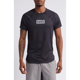 ASRV AeroSilver Established Training T-Shirt in Black Box Logo at Nordstrom, Size Medium