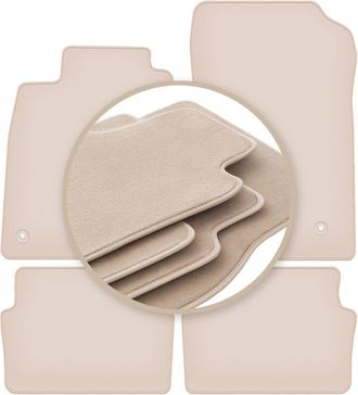 OEM Alfombrillas Beige Premium Para Renault Laguna Iii Liftback, Station Wagon 2007-2015