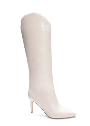 Chinese Laundry Womens Fiora Dress Boots In White