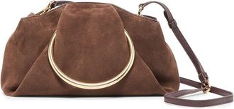 Dolce Vita Channing Suede Pleated O-Ring Bag
