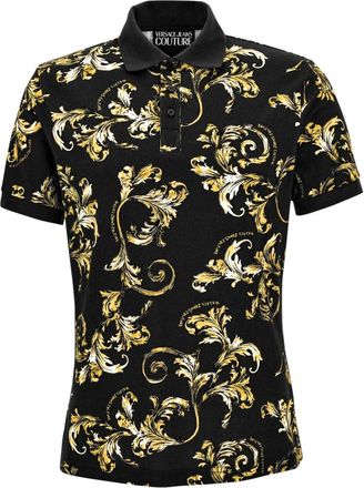 Versace Jeans Couture T-shirts en Polos - Heren - Polos - Zwart - L - Tops