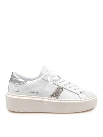 D.A.T.E. D. A.T. E. Date Hill Low Sneakers in White/Silver color