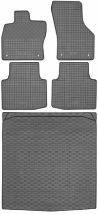 OEM Juego De Alfombrillas De Goma Para Coche Y Maletero Para Skoda Superb Iii Kombi (2015-2020)