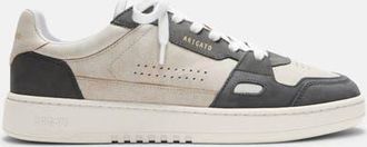 Axel Arigato Dice Lo Cracked Leather Sneaker in Beige/dark Grey at Nordstrom, Size 10.5
