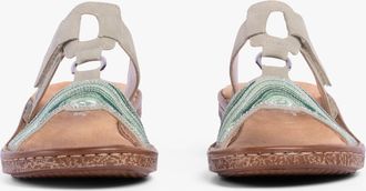 Rieker 62829-52 Womens Sandals Green - Size UK 7.5