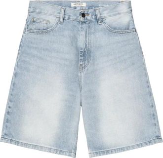 Carhartt Work in Progress Brandon Short - Dames - Denim shorts - Blauw - S - Katoen - Korte Broeken