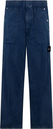 Stone Island Blue Loose Jeans