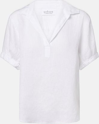 Velvet Vivica linen top