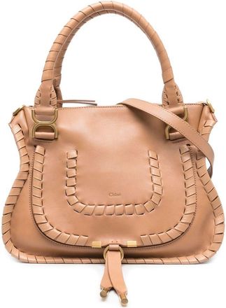 Chloé interwoven-design leather bag - women - Calf Leather/Calf Leather - One Size - Neutrals