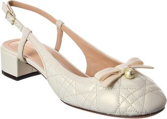 Dior Ballet Quilted Leather Slingback Pump