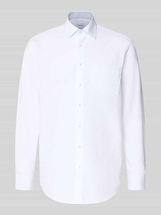 Seidensticker Regular Fit Business-Hemd mit Knopfleiste in Weiss, Gr&ouml;&szlig;e 39