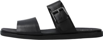 Clarks Ofra Slide - Dames - Sandalen - Zwart - 37 EU - Leer - Schoenen