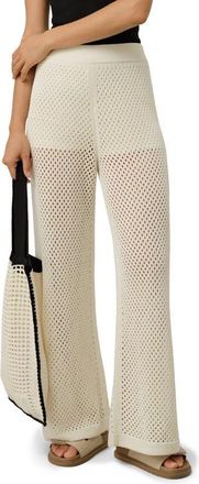 LilySilk Womens Toscana Pintelle Pants in Lily White at Nordstrom, Size X-Large