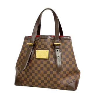 Louis Vuitton Pre-owned Tote Bags, female, Brown, Size: ONE SIZE Pre-owned Hampstead MM Tote Bag
