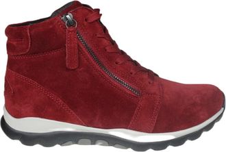 Gabor Rollingsoft Veterlaars - Dames - Veterlaarzen - Rood - 38 1/2 EU - Su&egrave;de - Schoenen