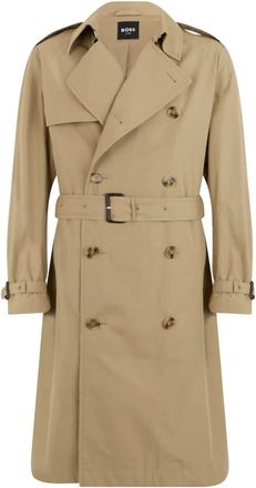 HUGO BOSS Hombre, Abrigos, Beige, Talla: L