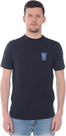Emporio Armani T-Shirt Sweatshirt - Heren - T-shirts - Blauw - XS - Katoen - Tops
