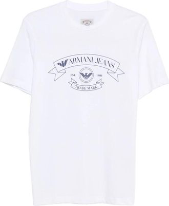 Emporio Armani T-Shirts - Heren - T-shirts - Wit - L - Tops