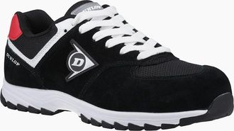 Dunlop Mens Dunlop Arrow Suede Mens Black/Red/White Safety Trainers - Size: 12
