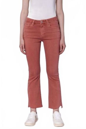Dear John Denim Jeanne Ankle Flare Jeans In Terracotta