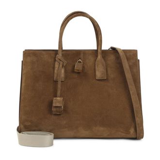 Saint Laurent Sac De Jour Large - Dames - Handtassen - Bruin - ONE Size - Leer - Tassen