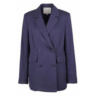 Alessia Santi Blazers, female, Blue, Size: XS Giacca doppiopetto
