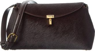 Toteme T Lock Haircalf Shoulder Bag