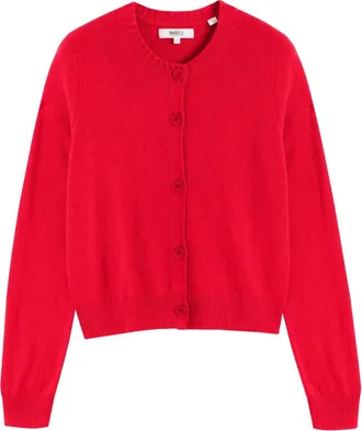 Chinti and Parker Cardigan girocollo - Rosso