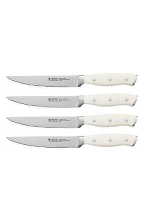 J.A. Henckels International Henckels International Forged Accent 4-Piece Steak Knife Set - White at Nordstrom Rack