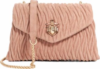 Dune London Womens Accessories Darling - Quilted Leather Cross Body Bag - Brown - One Size