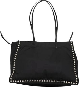 Prada Pre-owned Re-Nylon Tote Bag - Dames - Vintage Shopper - Zwart - ONE Size - Nylon - Vintage