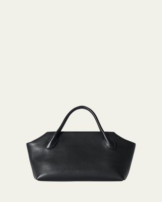 The Row Terrasse Top-Handle Bag in Leather
