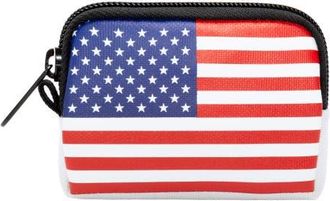 Manhattan Portage Stars and Stripes Coin Purse in White at Nordstrom