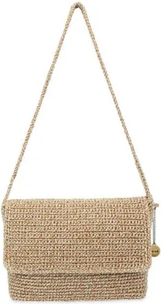 The Sak Marlow Crochet Flap Shoulder in Bamboo Static at Nordstrom
