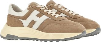 Hogan Mens Sneakers Hyperlight Brown Upper: Calfskin Trainers