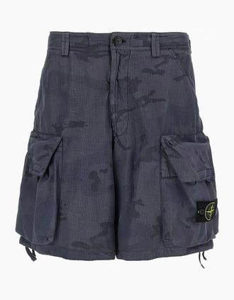 Stone Island Mens PATCH POCKET SHORTS - Grey - Size: 32/34