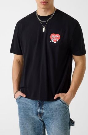 Guess x Hysteric Glamour Graphic T-Shirt in Black at Nordstrom, Size Xx-Large