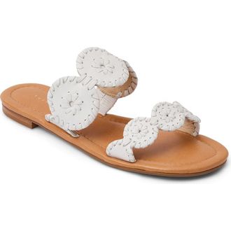 Jack Rogers Lauren II Sandal in White at Nordstrom, Size 5.5