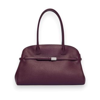 Orciani Shoulder Bags, female, Brown, Size: ONE SIZE Aura Large Shoulder Bag