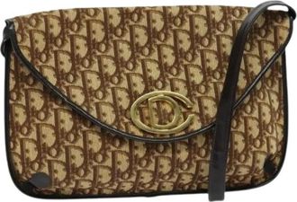 Dior Pre-owned Cross Body Bags, female, Brown, Size: ONE SIZE Pre-owned Trotter Shoulder Bag