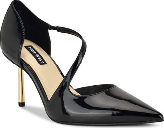 Nine West Dolen Pointed Toe Pump in Black 001 at Nordstrom, Size 10.5