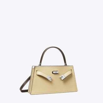 Tory Burch Womens Mini Lee Radziwill Top-Handle Bag, One Size