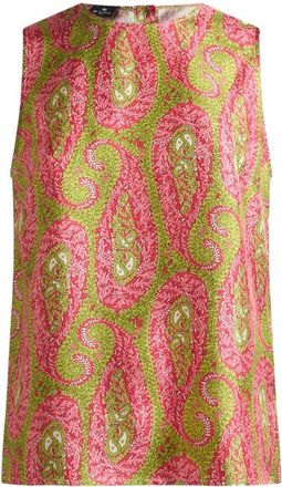 Etro Top Rosa, Verde-Donna