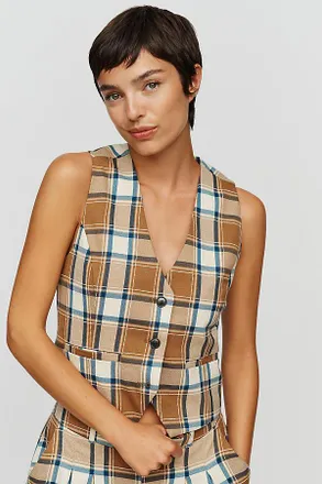Maeve Tailored Vest Jacket