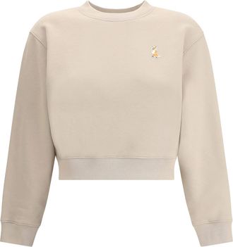 Maison Kitsuné Lady Fox Crop Sweatshirt