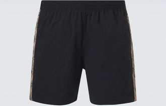 Burberry Burberry Check swim trunks